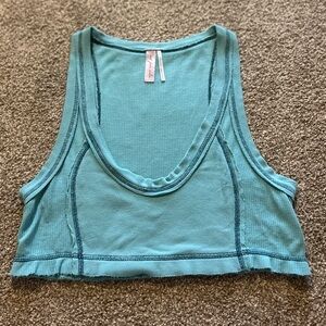 Urban Outfitters Out from Under Blue Cropped Tank